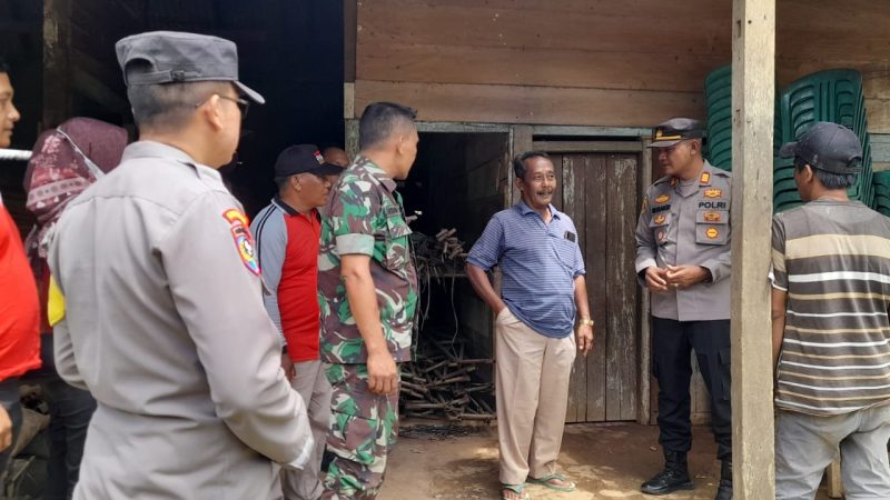 Bhabinkamtibmas  Pulau Panggung Respon Cepat Laporkan Warga Terkait Remaja Gantung Diri