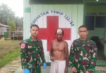 Warga Kp.Workwana Mendatangi Pos Arso Tami Untuk Meminta Pertolongan