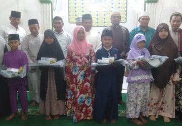 H.Wan Ibrahim ST,MT Salurkan ke 47 Santunan Anak Yatim di Mempura