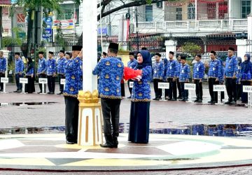 Upacara Peringatan HKN dilingkup Pemerintah Kabupaten Bengkalis Ini Pesan Wabup Bengkalis