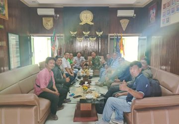 Danyonif 141/AYJP Perkuat Sinergi Bersama Awak Media