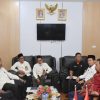 Wakil Ketua II DPRD Kabupaten Bengkalis Sofyan menerima audiensi dari Badan Amil Zakat Nasional (BAZNAS) Bengkalis