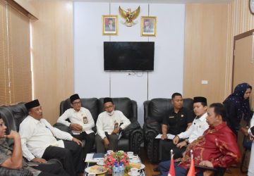 Wakil Ketua II DPRD Kabupaten Bengkalis Sofyan menerima audiensi dari Badan Amil Zakat Nasional (BAZNAS) Bengkalis