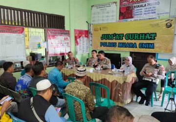 Polres Muara Enim Tampung Keluhan Warga Melalui Program Jum’at Curhat