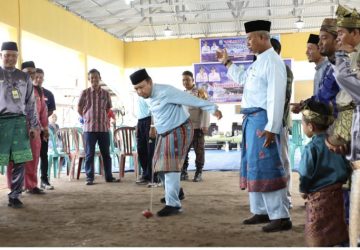 Buka Festival Gasing Berembang, Wabup Husni “Semoga terlahir Penggiat dan pemain Gasing yang handal”
