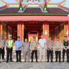 Kapolres Muara Enim Turun Langsung Pastikan Perayaan Imlek Aman di Vihara