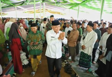 Puluhan Ribu Warga Muba Tumpah Ruah Hadiri Pengajian Satu Abad NU