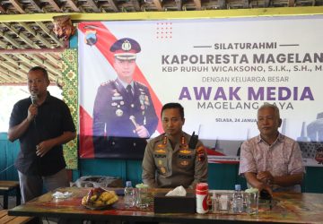 Jalin Sinergitas, Kapolresta Magelang Ngobrol Santai Bersama Awak Media
