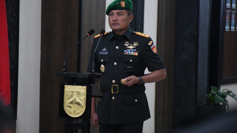Pangdam IV/Diponegoro Pimpin Sertijab Para Pejabat Utama Kodam IV/Diponegoro