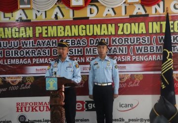Tetap Komitmen Wujudkan WBK/WBBM, Lapas Pasir Pengaraian Canangkan Pembangunan Zona Integritas