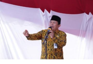 Bupati Rohul H. Sukiman, bantu pembangunan Masjid Al-Muqorrobin Kepenuhan Hulu sebesar 50 juta