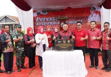 Tingkatkan Pelayanan Masyarakat, Bupati Nanang Ermanto Resmikan UPT Puskesmas Sinar Rezeki