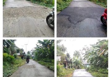 Model Baru! Proyek Pengaspalan Ruas Jalan Ehosakhozi-Orahili Penuh Dengan Gaya Tempelan