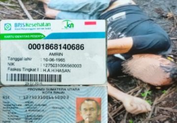 Warga Binjai Sumut Temukan Tak Bernyawa di Kebun Sawit Warga Tinggal Sebatang Kara