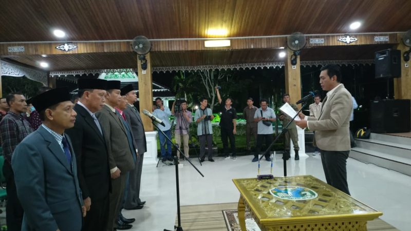 Mendadak, Bupati Fadhil Arief Lantik Pejabat di Lingkup Pemkab Batanghari, Ini Nama Pejabat yang Dilantik