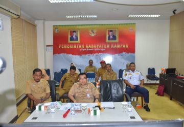 Pemkab Kampar Ikuti Zoom Meeting Rakor Rutin Pengendalian Inflasi Daerah