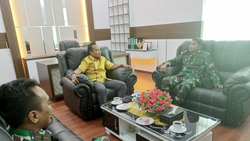 Silaturahmi bersama Danposal Bengkalis, Syahrial: “TNI Angkatan Laut Merupakan Garda Terdepan”