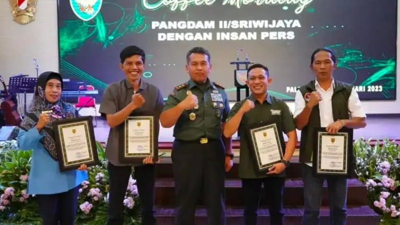 Pangdam ll/SWJ Silaturahmi dan Coffee Morning Bersama Insan Pers