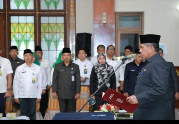 Permudah Layanan Kependudukan Bupati Siak Lantik 10 Kepala UPTD Kependudukan Catatan Sipil