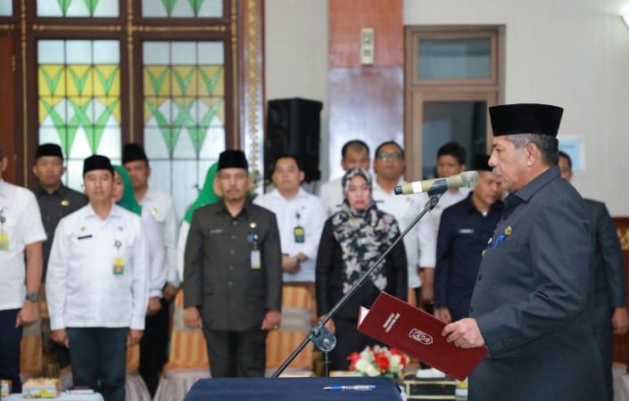 Permudah Layanan Kependudukan Bupati Siak Lantik 10 Kepala UPTD Kependudukan Catatan Sipil