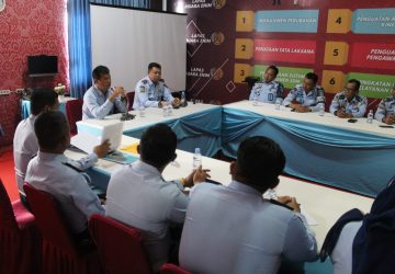 Kalapas Herdianto Sambut Kunker Kadivpas Sumsel ke Lapas Muara Enim