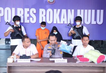 Akibat Cinta Segi Tiga, Sepasang Kekasih di Ringkus Personil Sat Reskrim Rohul
