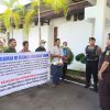 Aksi Demo ke Kantor Kejari Muara Enim Warga Desa Kuripan Mintak Tindak lanjuti Persidangan Perkara Tipikor