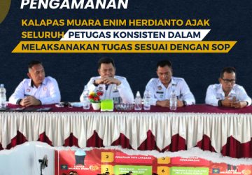 Kalapas Muara Enim Herdianto Ajak Seluruh Petugas Konsisten melaksanakan Tugas Pengimplementasian Tiga Plus Satu Kunci Pasyarakatan Maju