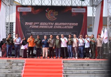 PTBA Gelar The 1st South Sumatera Fire and Rescue Challenge