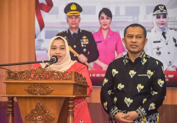 Bupati Bengkalis Hadiri Kenal Pamit Kapolres Bengkalis