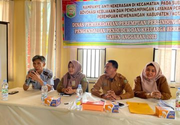 DP3AP2KB Kabupaten Siak Menggelar Kegiatan Kampanye Anti Kekerasan Terhadap Perempuan
