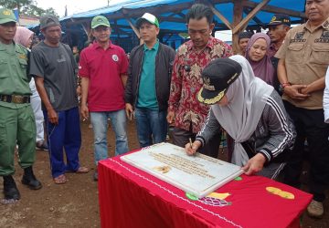 Bupati Tanggamus Resmikan Pasar Batu Lima Pekon Sido Mulyo