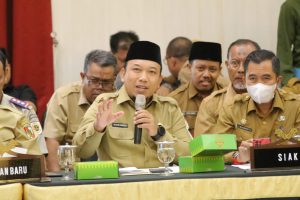 Wabup Husni Rakor Bersama Gubernur Riau Bahas Tora