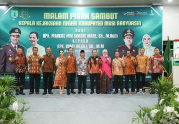 Pisah Sambut Kajari Musi Banyuasin, ini Pesan Pj Bupati Muba