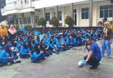 YJI Lampung Gelar Senam Jantung Sehat Remaja dan Pelatihan Bantuan Hidup Dasar di SMAN 1 Bandar lampung