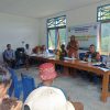 Satgas Pamtas Yonif 132/BS bersama Masyarakat Berencana Membangun Kp.Yowong Lebih Maju