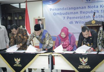 Bengkalis Terbaik Pertama Pelayanan Publik Terbaik Se-Provinsi Riau, Bupati Kasmarni Lakukan MoU Dengan Ombudsman RI