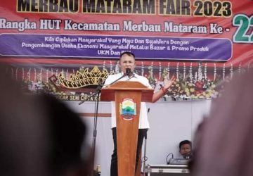 Kec Merbau Mataram Fair 2023 Resmi Dibuka, Nanang: Terus Ciptakan Kreativitas dan Inovasi