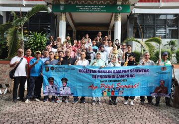 Pemprov Lampung Gelar Kegiatan Bersih Sampah Dalam Rangka Memperingati Hari Peduli Sampah Nasional