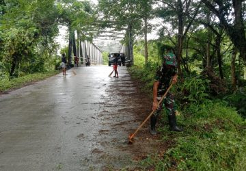 Pos Mosso Ajak Masyarakat Kp.Mosso Bersihkan Lingkungan