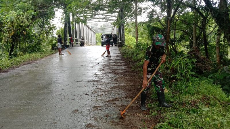 Pos Mosso Ajak Masyarakat Kp.Mosso Bersihkan Lingkungan