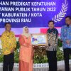 Bupati Kasmarni Terima Penganugerahan Predikat KSPP Kategori Tertinggi di Riau