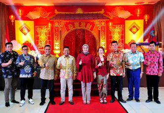 Hadiri Perayaan Imlek 2574 Kongzili, Bupati Inhu Ajak Semua Suku Bersama Bangun Daerah
