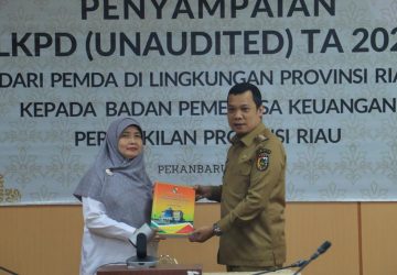 Pemko Pekanbaru Serahkan LKPD Tahun Anggaran 2022 ke BPK RI Perwakilan Riau