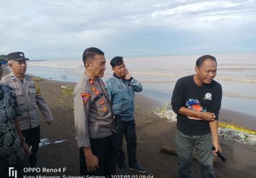 Penemuan Mayat Terdampar di Permandian Tanjung Banyang Kec. Tamalate