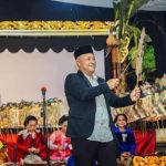 Nonton Wayang Semalem Suntuk, Bupati Nanang Ermanto Ikuti Rangkaian HUT Desa Sumber Agung Ke-49