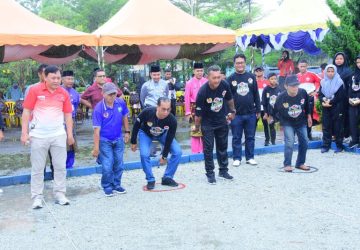 Bupati Bengkalis diwakili Asisten Perekonomian dan Pembangunan Membuka Turnamen Petanque Bermasa I, Lahirkan Para Atlet Yang Berprestasi