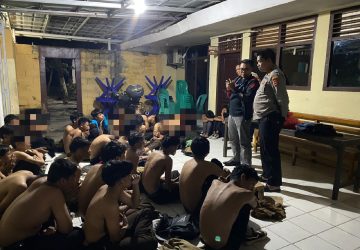 Diduga Hendak Tawuran, Puluhan Remaja Membawa Sajam Diamankan Polsek Penengahan