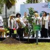 Ketua TP PKK Lamsel Hadiri Kegiatan Penanaman Pohon Bersama Ibu Negara RI
