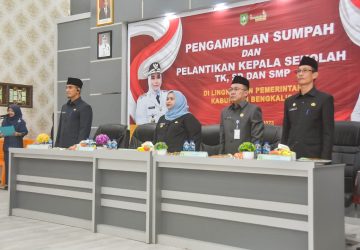 Bupati Bengkalis Kasmarni Lantik 163 Kepsek, Bupati Minta Mutu Pendidikan Semakin Meningkat